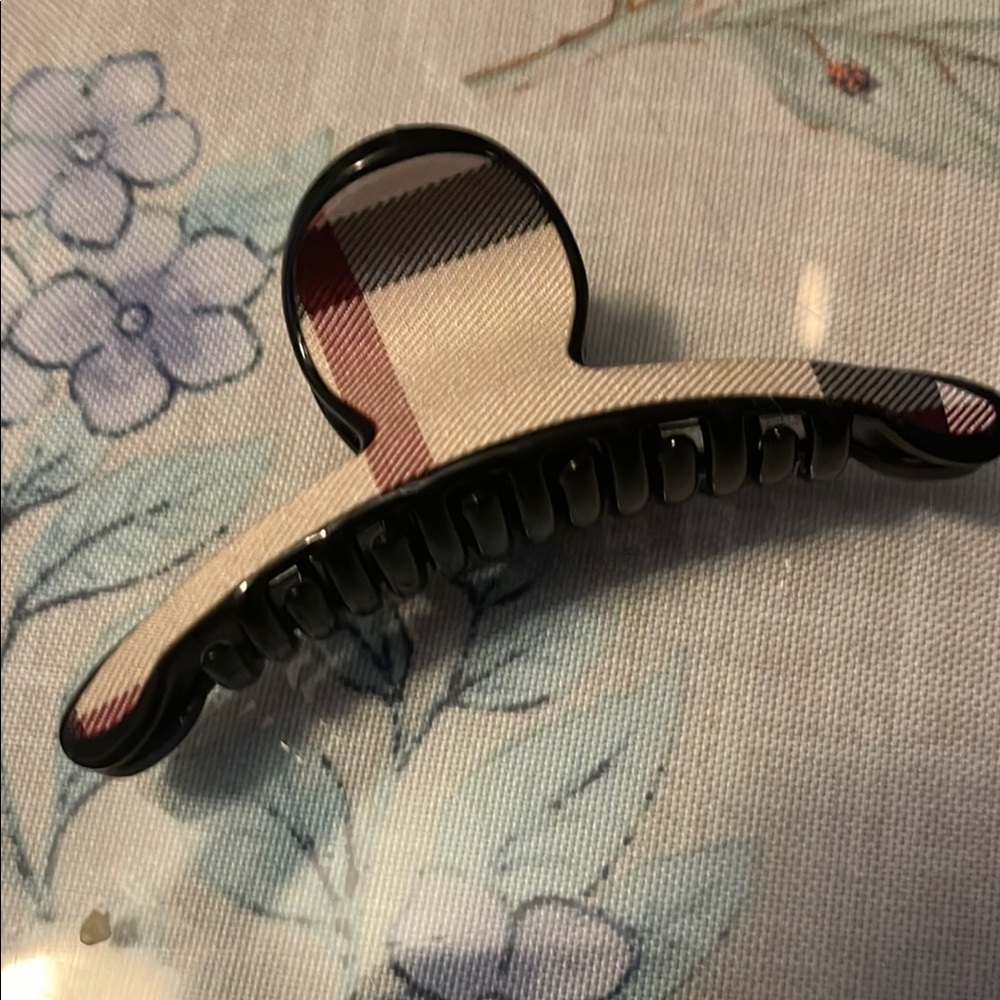 Plaid Hair Claw Clip